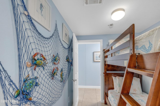 bathroom with visible vents and tile patterned floors