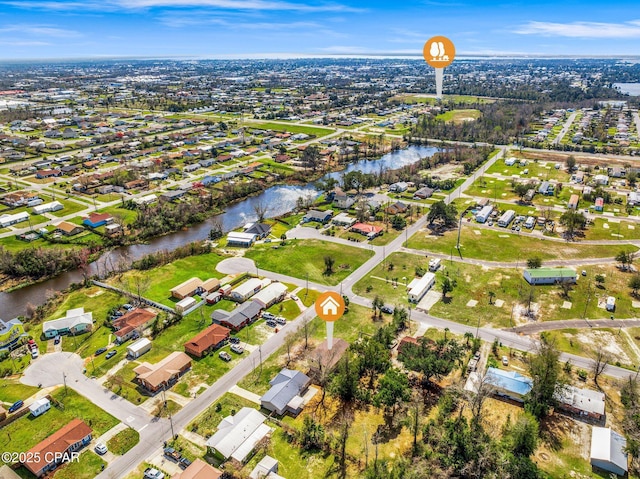 819 Russ Lake Dr, Panama City, FL 32404 - bird's eye view featuring a water view