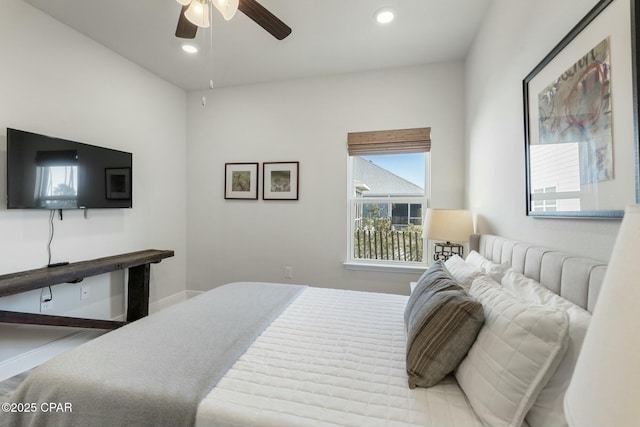 358 Sea Grove Way, Port St Joe, FL 32456 - bedroom featuring recessed lighting and ceiling fan