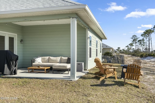358 Sea Grove Way, Port St Joe, FL 32456 - view of patio with a grill and an outdoor hangout area