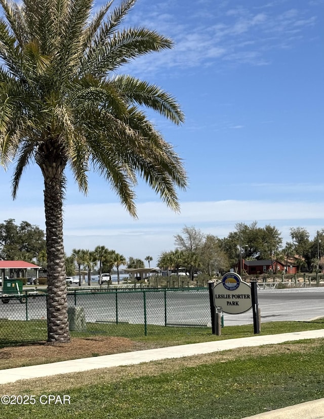 surrounding community with fence