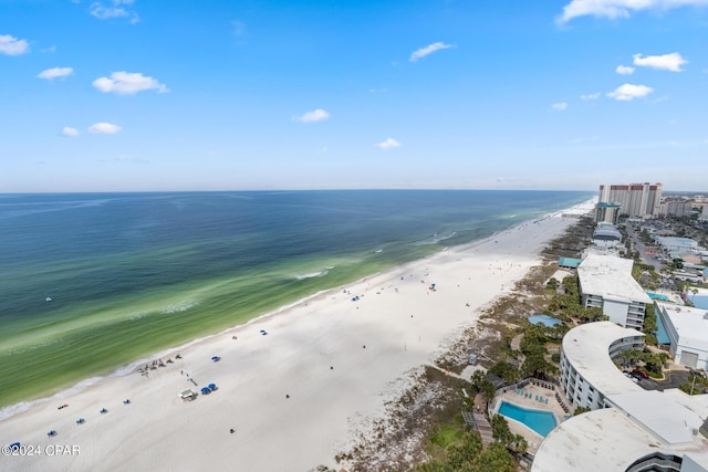 water view with a beach view