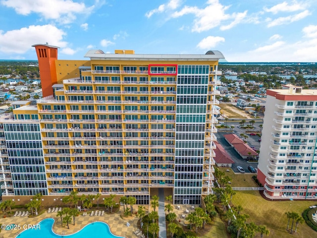 6627 Thomas Dr Unit 1702, Panama City Beach, FL 32408 - view of property featuring a view of city