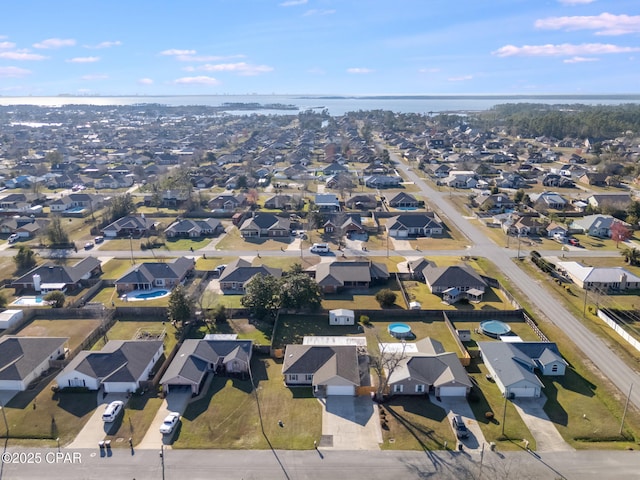 bird's eye view featuring a residential view