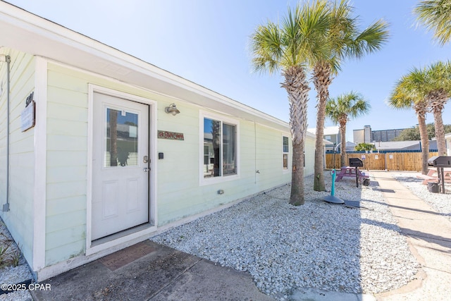 5801 Pinetree Avenue A, B, C & D, Panama City, FL 32408 - property entrance featuring fence and a patio