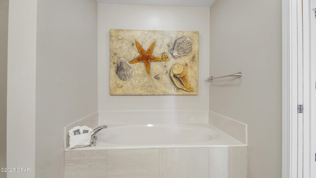 full bath featuring a garden tub