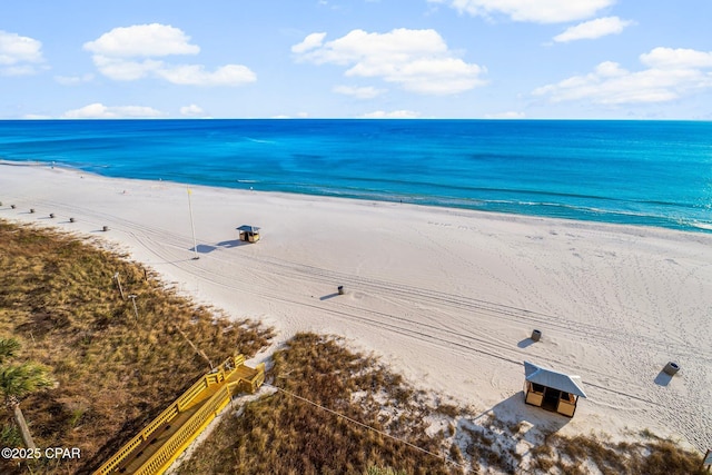 water view with a beach view
