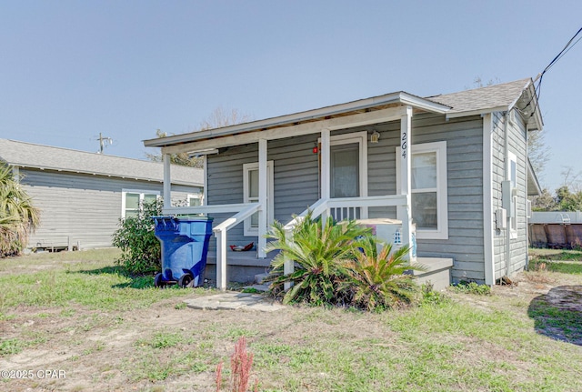 bungalow with covered porch