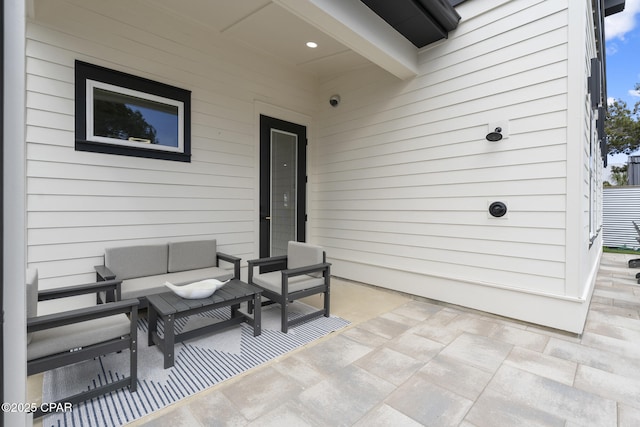 21403 Sunset Ave, Panama City Beach, FL 32413 - view of patio with outdoor lounge area