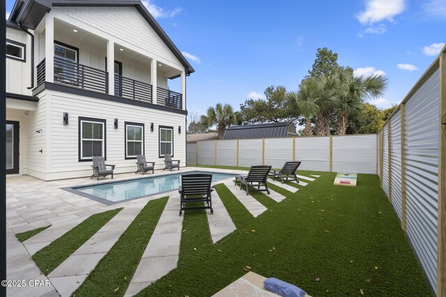 21403 Sunset Ave, Panama City Beach, FL 32413 - view of pool with a patio area