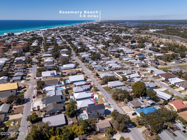 21403 Sunset Ave, Panama City Beach, FL 32413 - view of property location featuring a large body of water and nearby suburban area