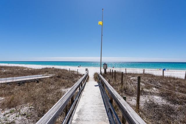 21403 Sunset Ave, Panama City Beach, FL 32413 - water view featuring local beach