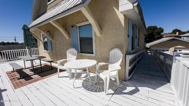 view of deck