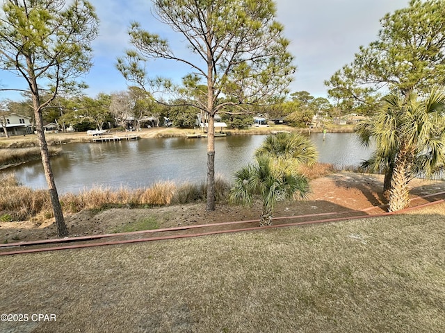 view of water feature