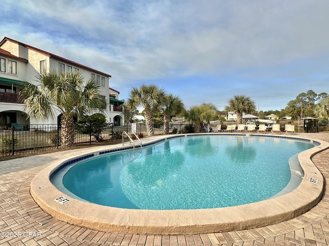 pool with fence