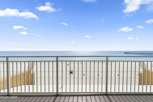 12011 Front Beach Rd Unit 204B, Panama City Beach, FL 32407 - balcony featuring view of water and beach