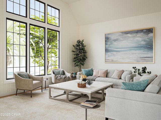 view of living area