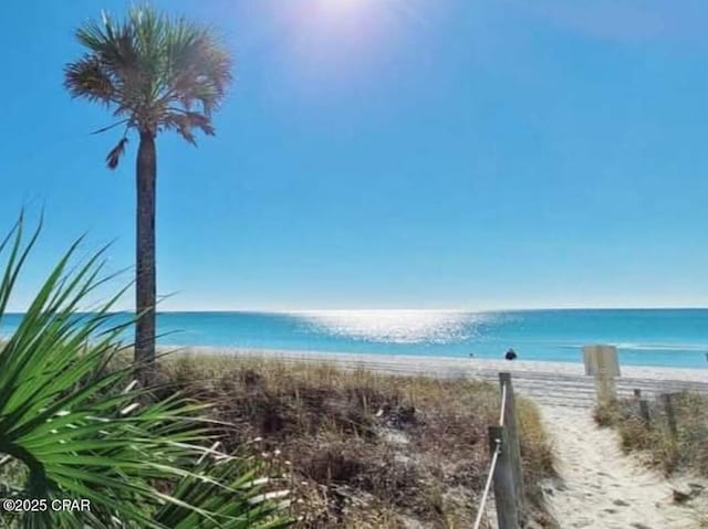 520 Richard Jackson Blvd Unit 3308, Panama City Beach, FL 32407 - water view featuring a view of the beach