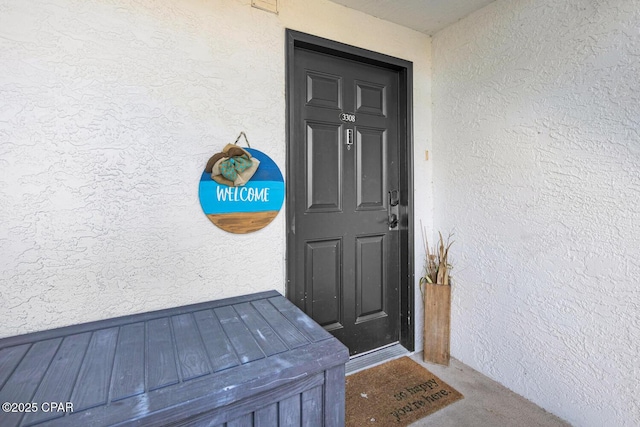 520 Richard Jackson Blvd Unit 3308, Panama City Beach, FL 32407 - doorway to property featuring stucco siding