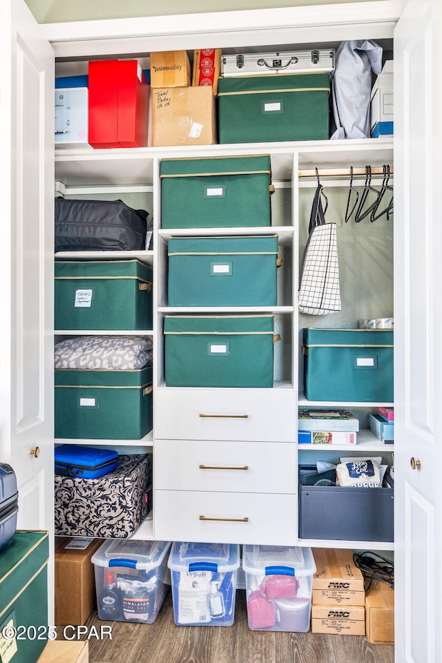 view of closet