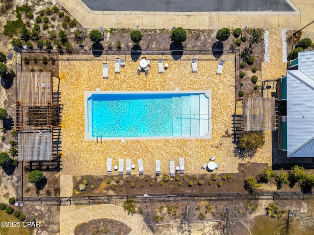 view of pool