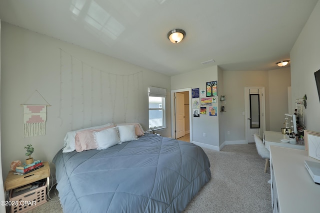 146 Bayou Manor Rd, Santa Rosa Beach, FL 32459 - bedroom featuring baseboards and light colored carpet