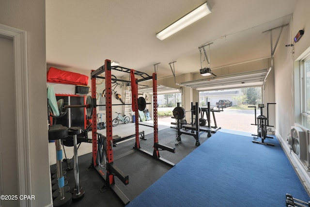146 Bayou Manor Rd, Santa Rosa Beach, FL 32459 - workout room featuring a wealth of natural light