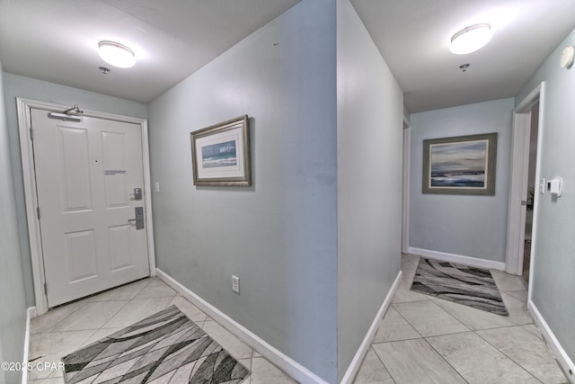 interior space with baseboards