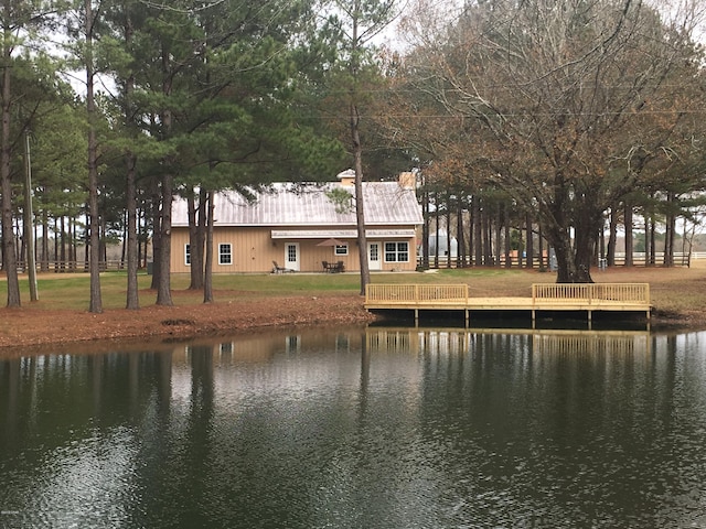 view of water feature