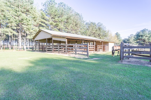 view of stable