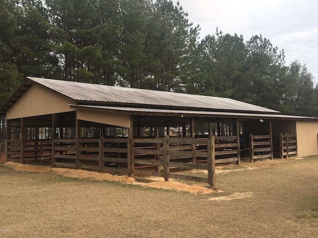 view of stable