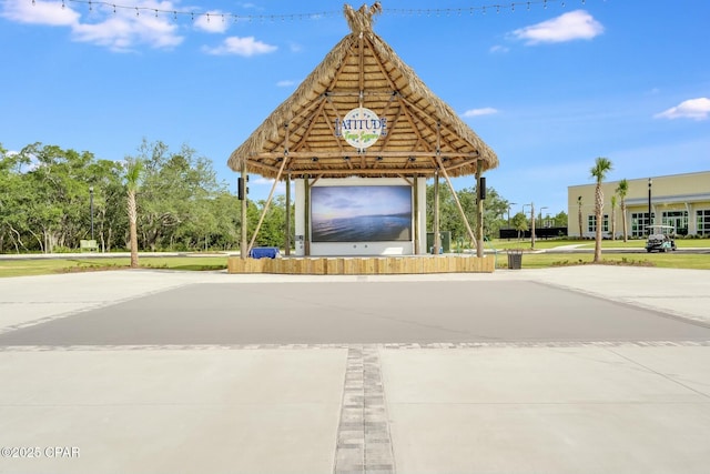 view of property's community featuring a gazebo