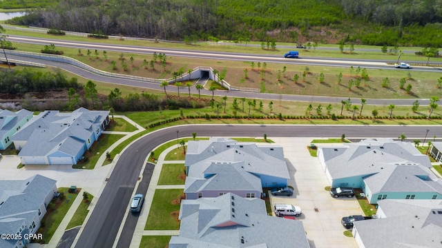 birds eye view of property featuring a residential view