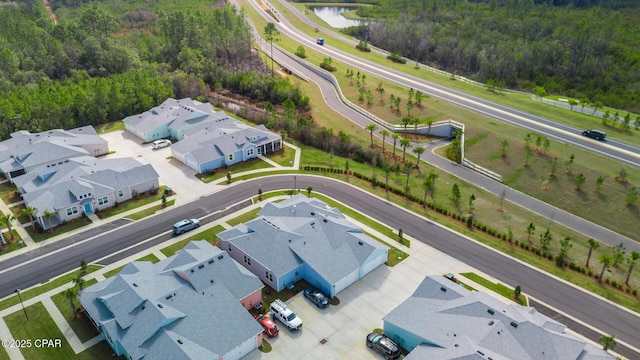 bird's eye view featuring a residential view