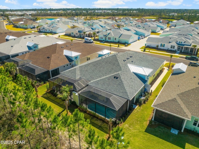 birds eye view of property featuring a residential view