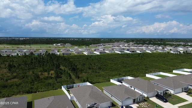 bird's eye view featuring a residential view