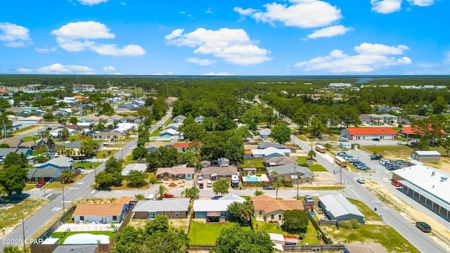 aerial view featuring a residential view