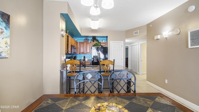14825 Front Beach Rd Unit 2003, Panama City Beach, FL 32413 - dining area featuring visible vents and baseboards