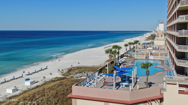 14825 Front Beach Rd Unit 2003, Panama City Beach, FL 32413 - view of water feature featuring a view of the beach