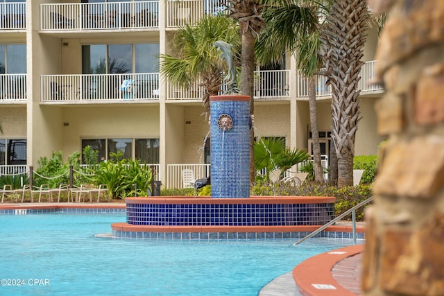 view of community pool