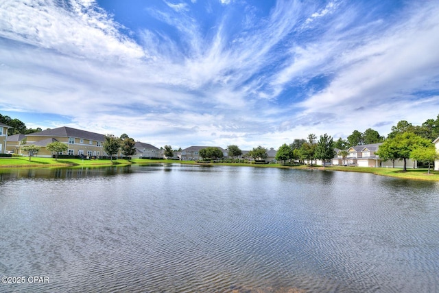 water view featuring a residential view
