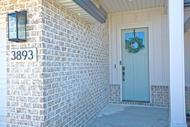 view of entrance to property