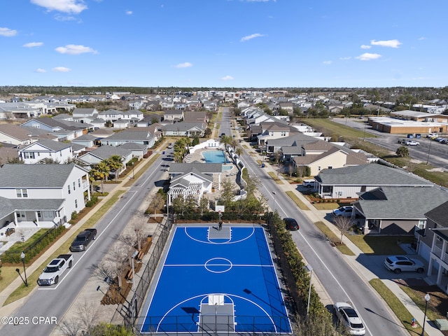 birds eye view of property featuring a residential view