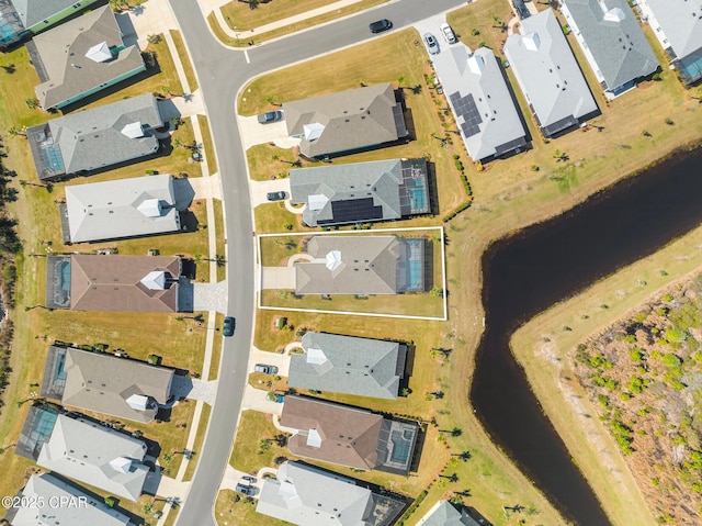 drone / aerial view featuring a residential view