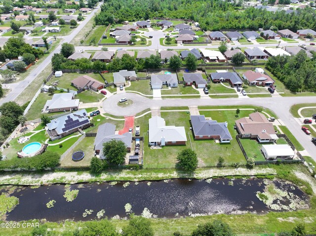 1705 Rhett Pl, Lynn Haven, FL 32444 - aerial view of property and surrounding area with nearby suburban area and a nearby body of water
