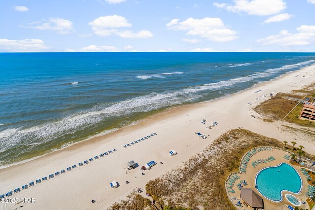 14701 Front Beach Rd Unit 1934, Panama City Beach, FL 32413 - view of water feature featuring a view of the beach
