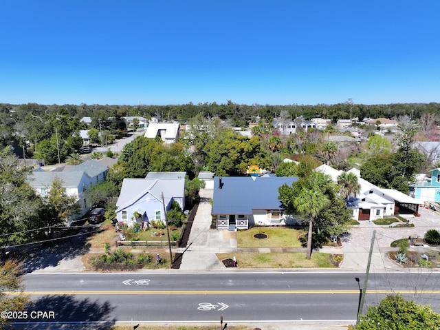 drone / aerial view featuring a residential view