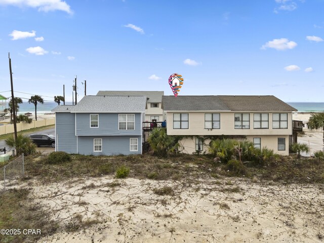 4120 Nova St Unit D, Panama City Beach, FL 32408 - view of front facade with a water view