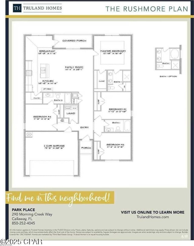 8470 Sun Point Dr, Panama City, FL 32404 - view of home floor plan
