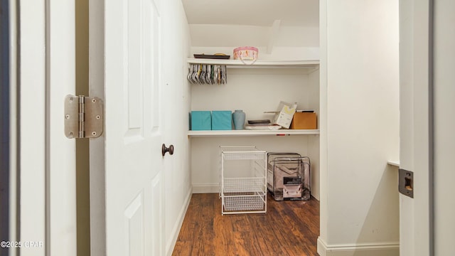 view of closet